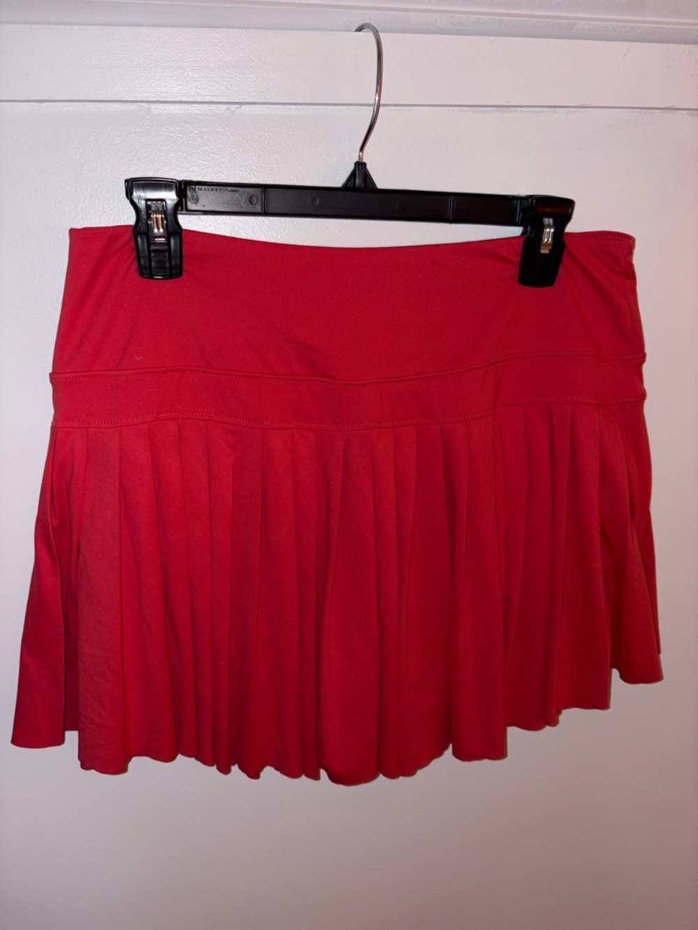 Kyodan Red Pleated Mini Skort
